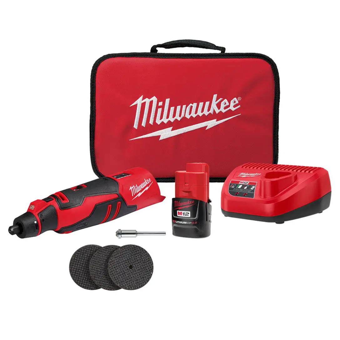 Milwaukee 2525-21 M12™ Brushless Rotary Tool Kit